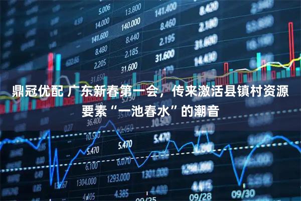 鼎冠优配 广东新春第一会，传来激活县镇村资源要素“一池春水”的潮音